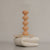 Solomonic Column Candle - Peach