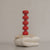 Solomonic Column Candle - Red